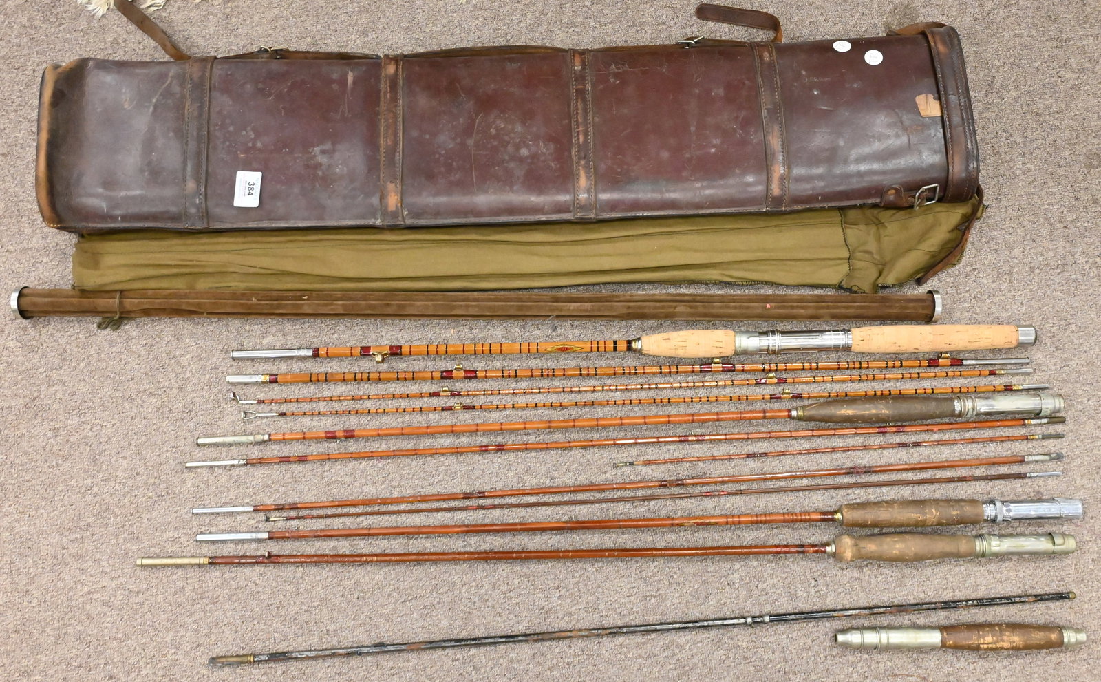 Four Bamboo Fly Rods One Salmon (1 of 8)