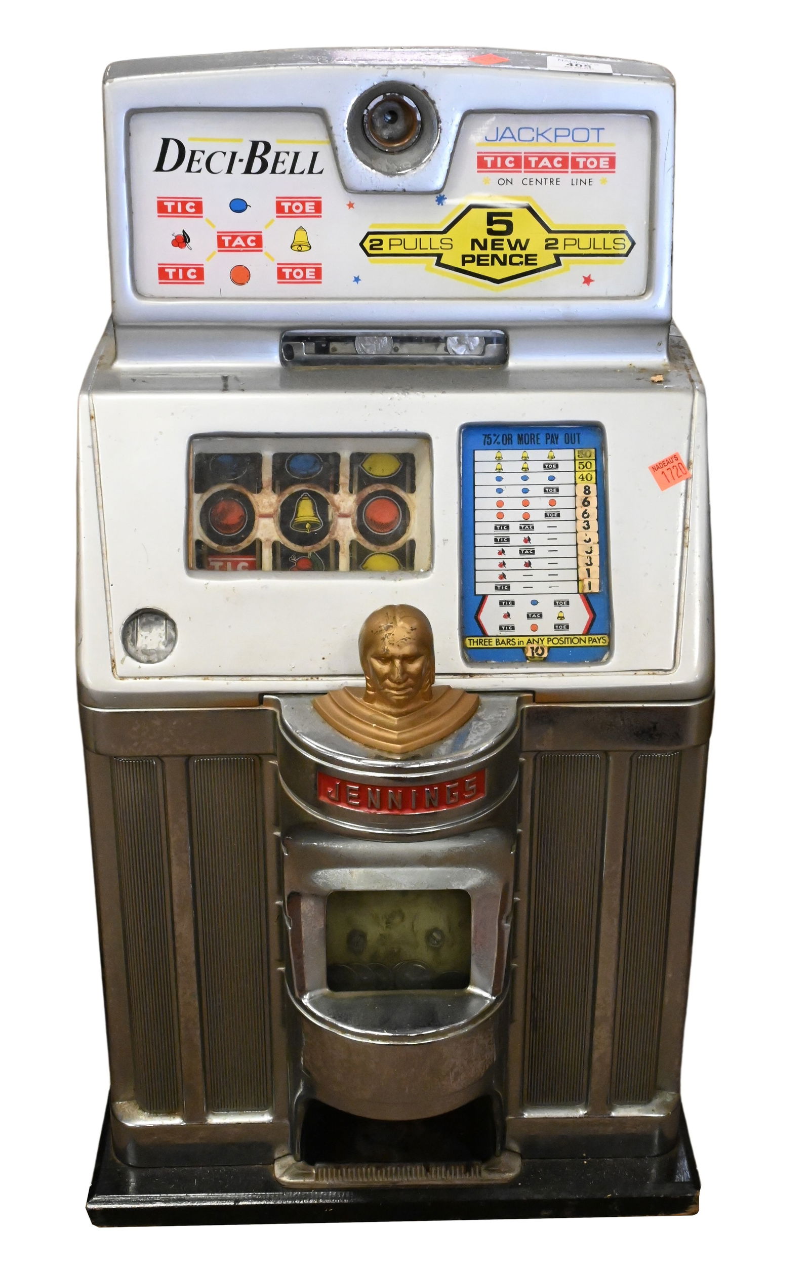 Vintage Jennings Quarter Deci-Bell Slot Machine (1 of 7)