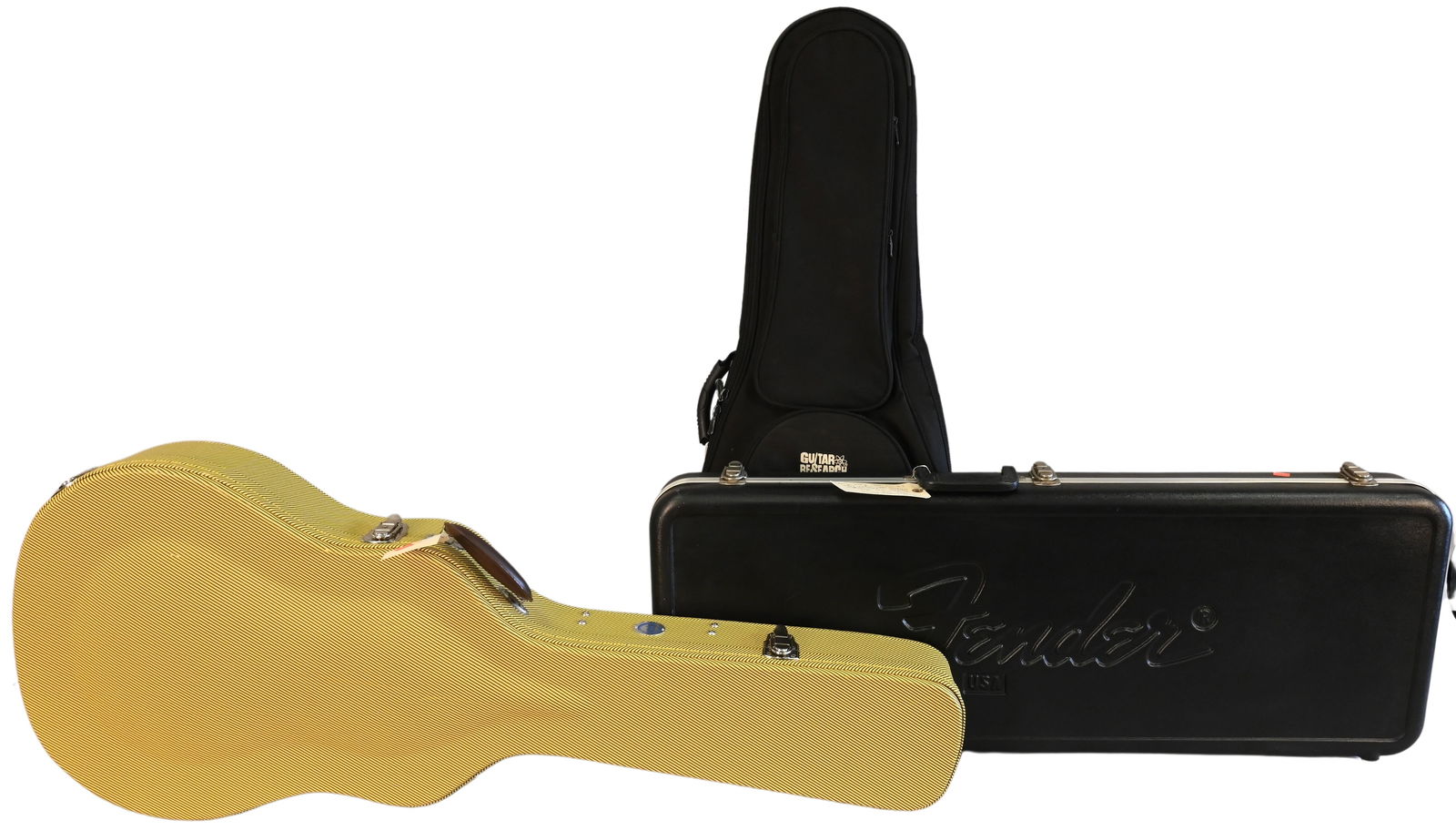 Three Piece Guitar Case Lot (1 of 5)