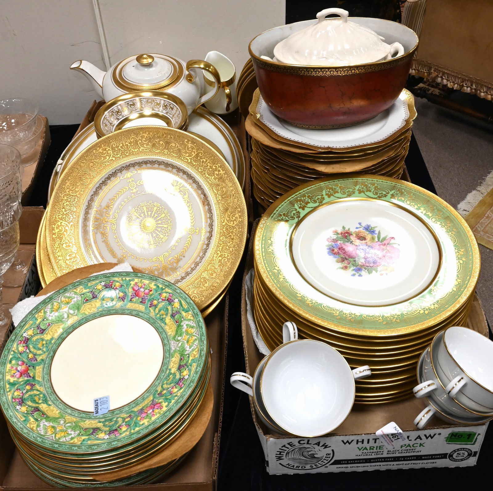 Four Box Lots of China to Include (1 of 6)