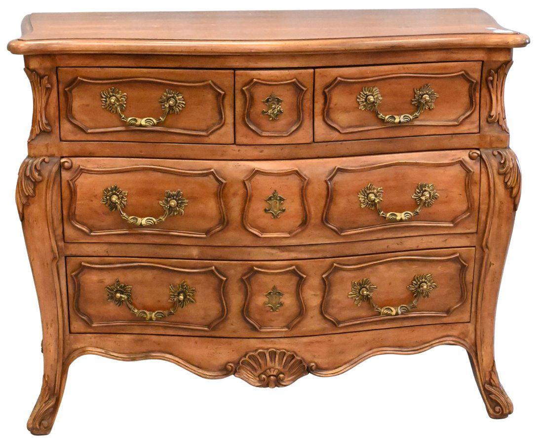 Provincial Style Three Over Two Doors Commode (1 of 5)