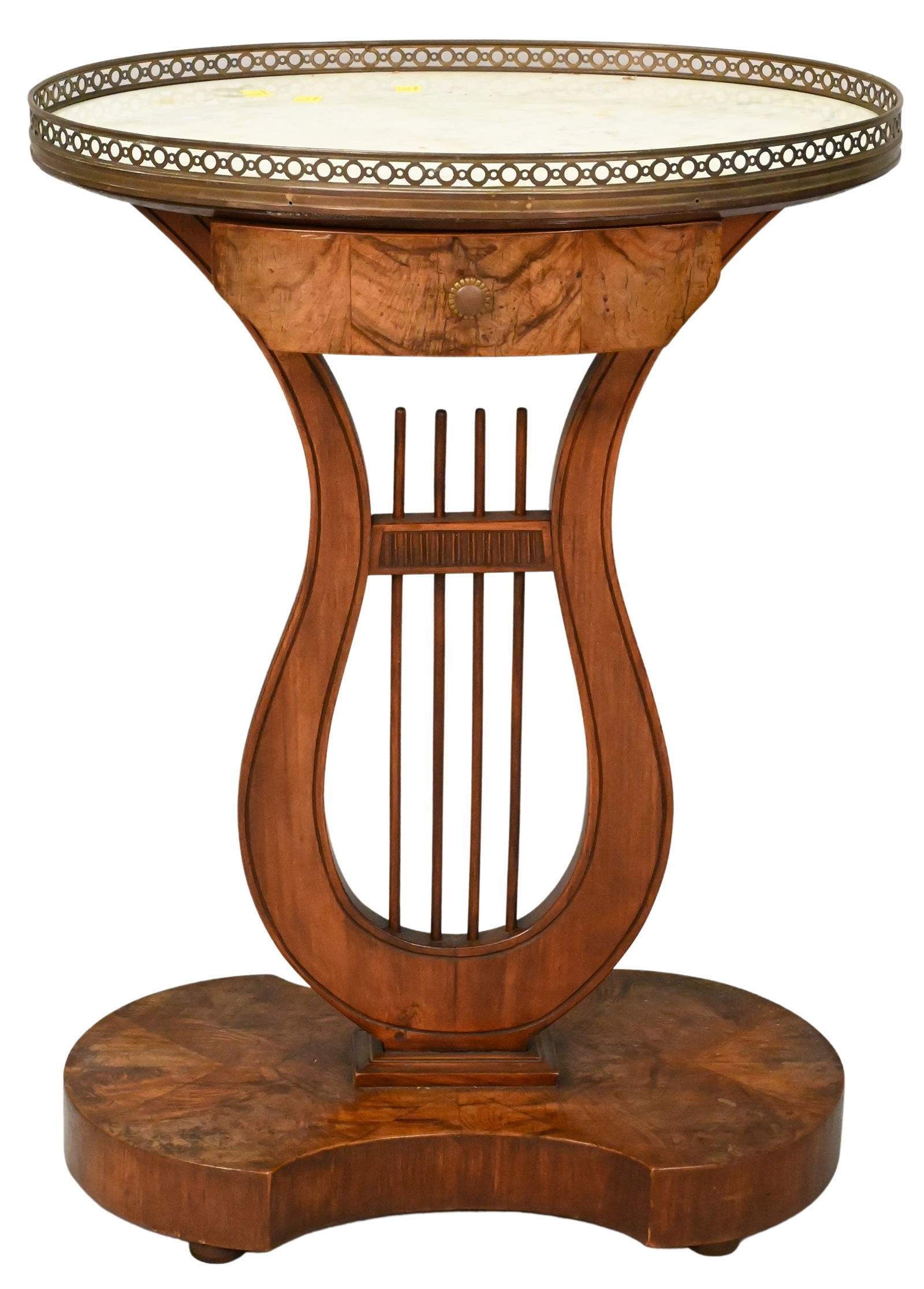 Classical Style Oval Marble Top Table (1 of 5)