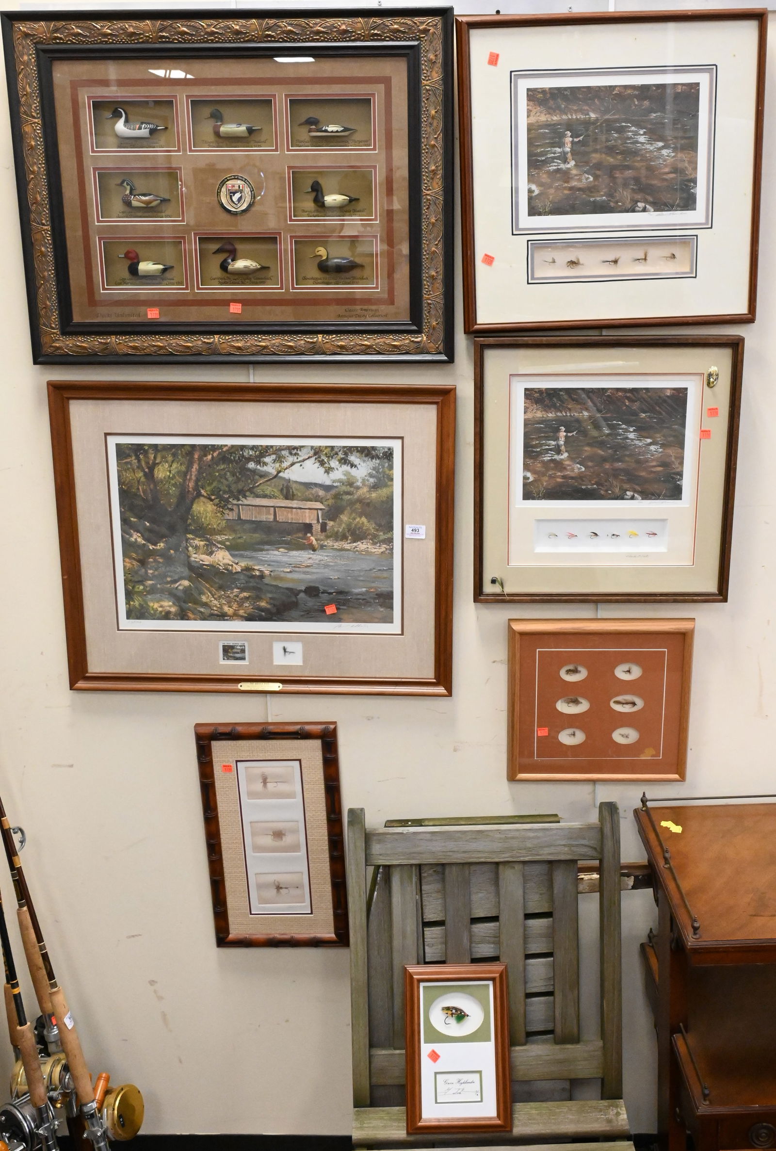 Seven Piece Fly Fishing Art Group (1 of 8)