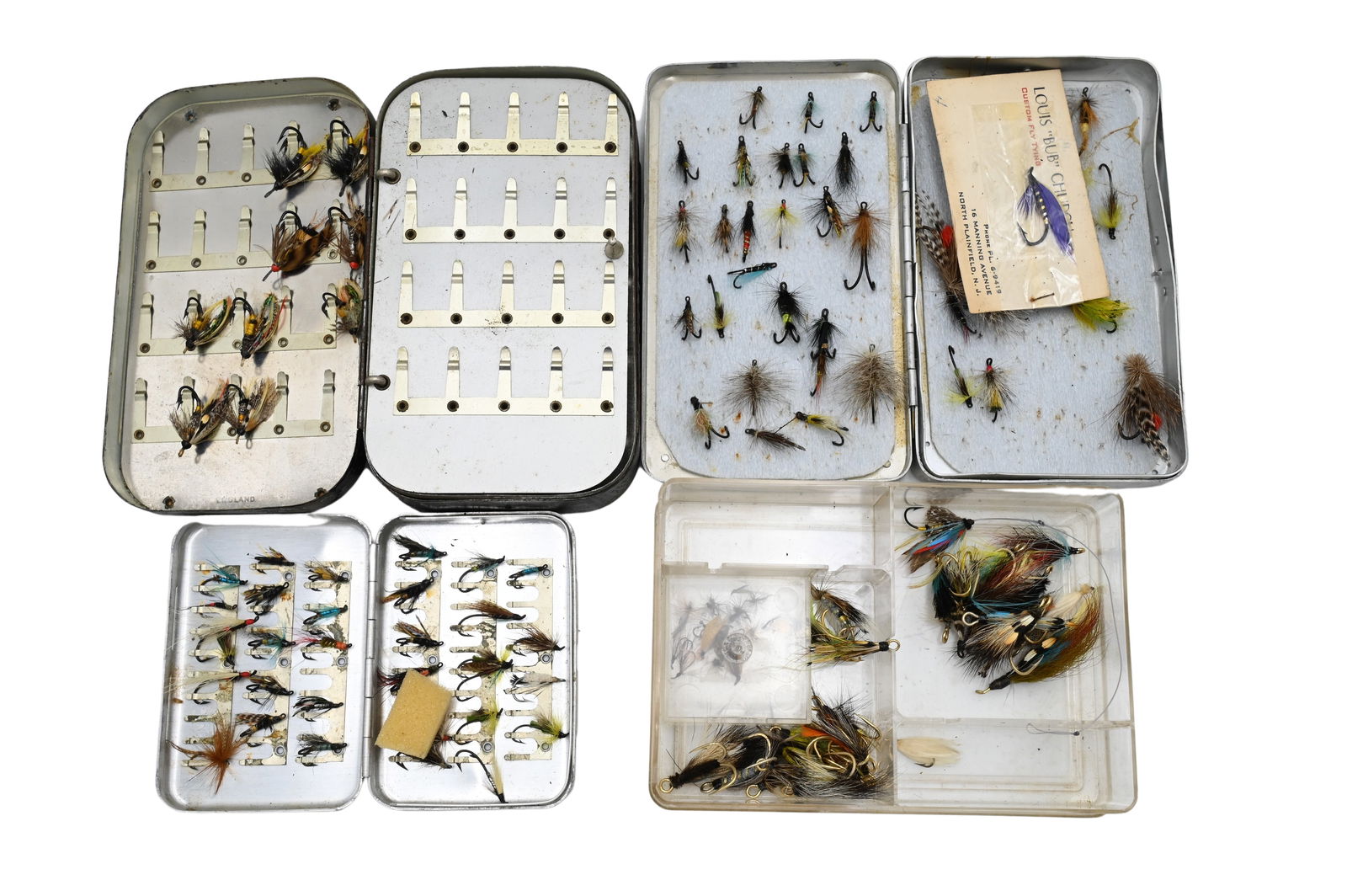 Four Fly Boxes of Salmon Flies (1 of 5)