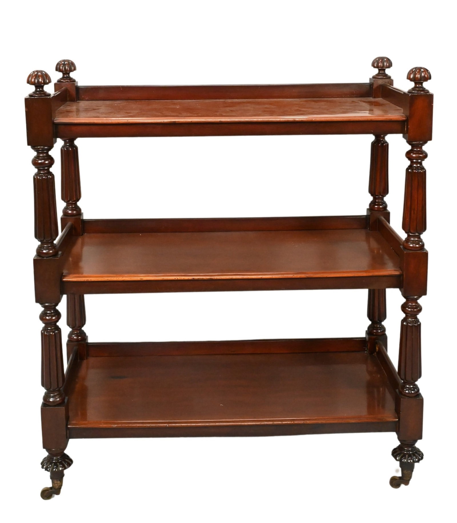 William IV Mahogany Three Tier Trolley/Etagere Mid 19th Century (1 of 4)