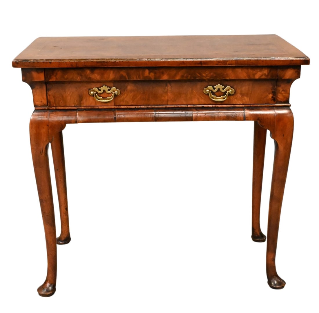 George I Burl Walnut Lowboy (1 of 6)
