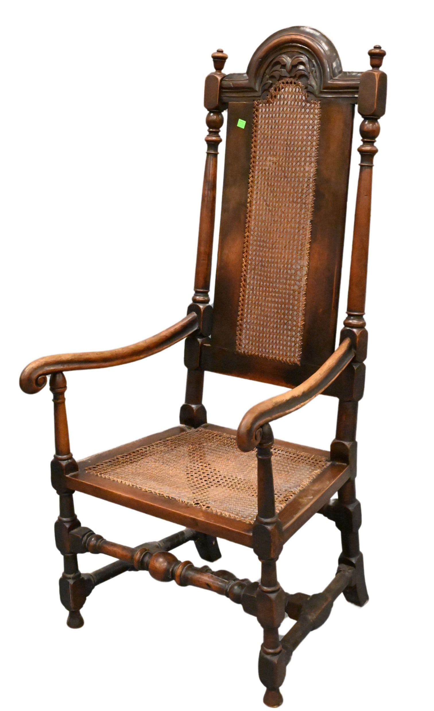 Continental Walnut Arm Chairs (1 of 7)