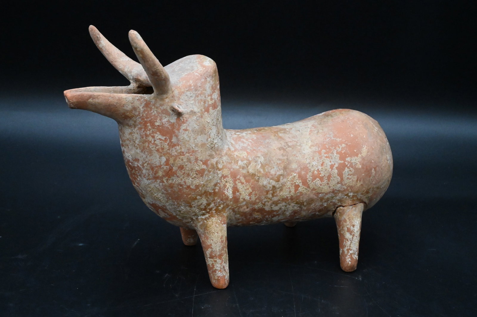 Iranian Pottery Bull Vessel (1 of 6)