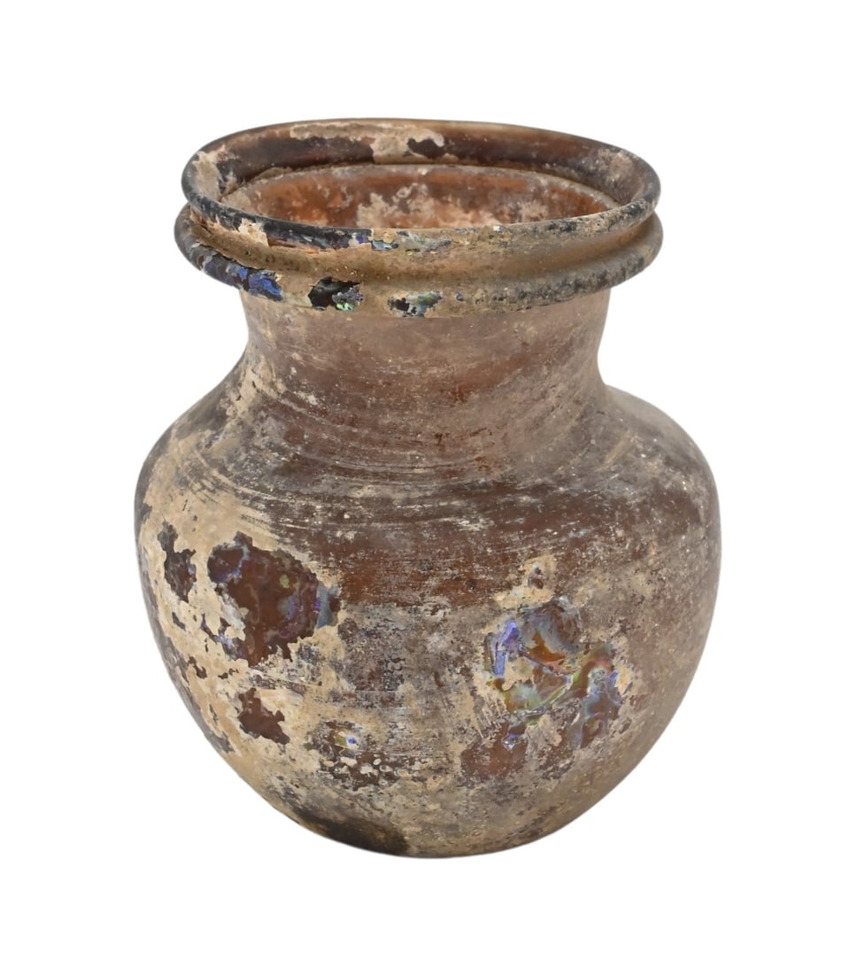 Roman Aubergine Glass Jar (1 of 6)