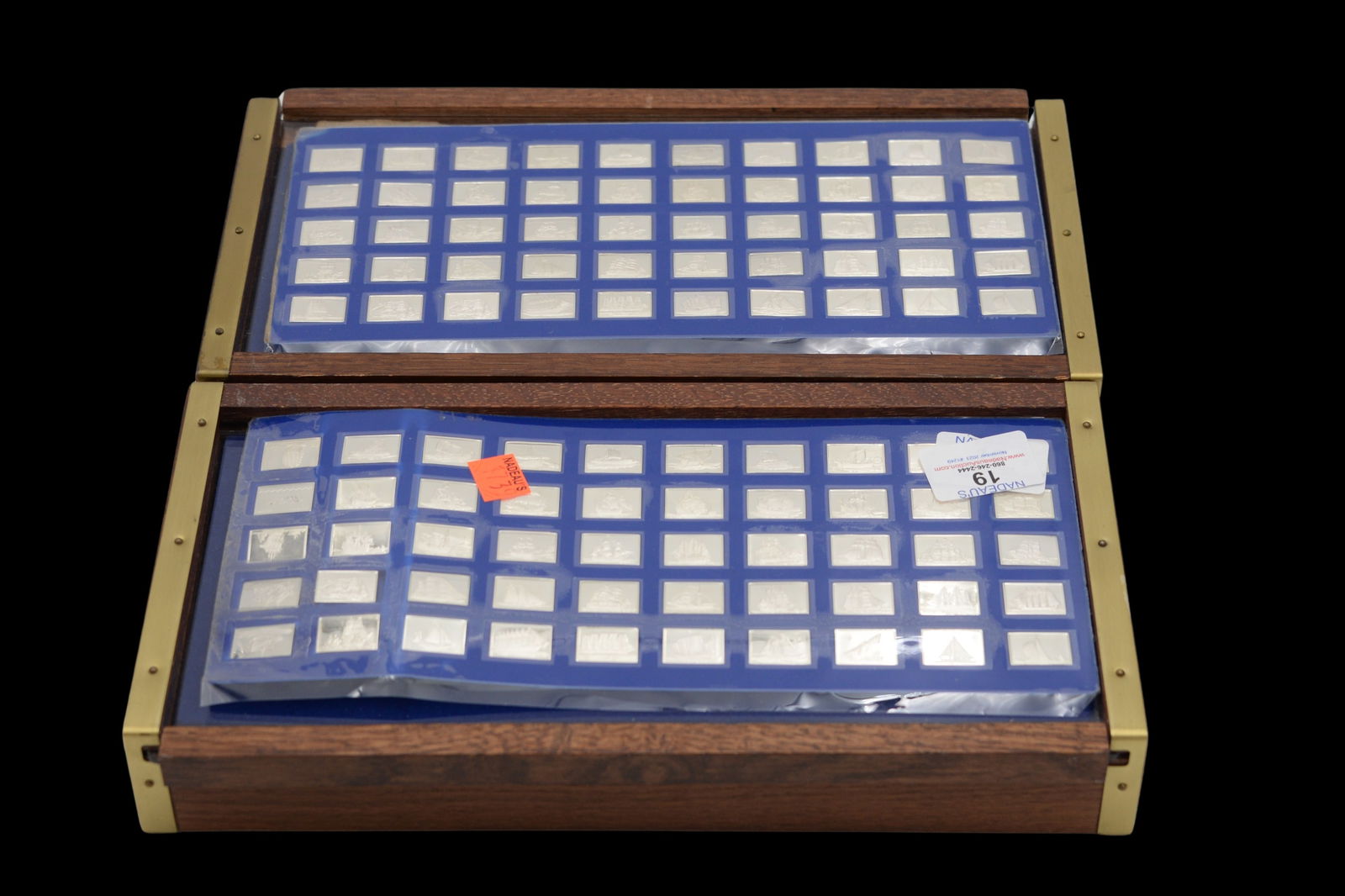 100 Sterling Silver Ship Medallions (1 of 5)