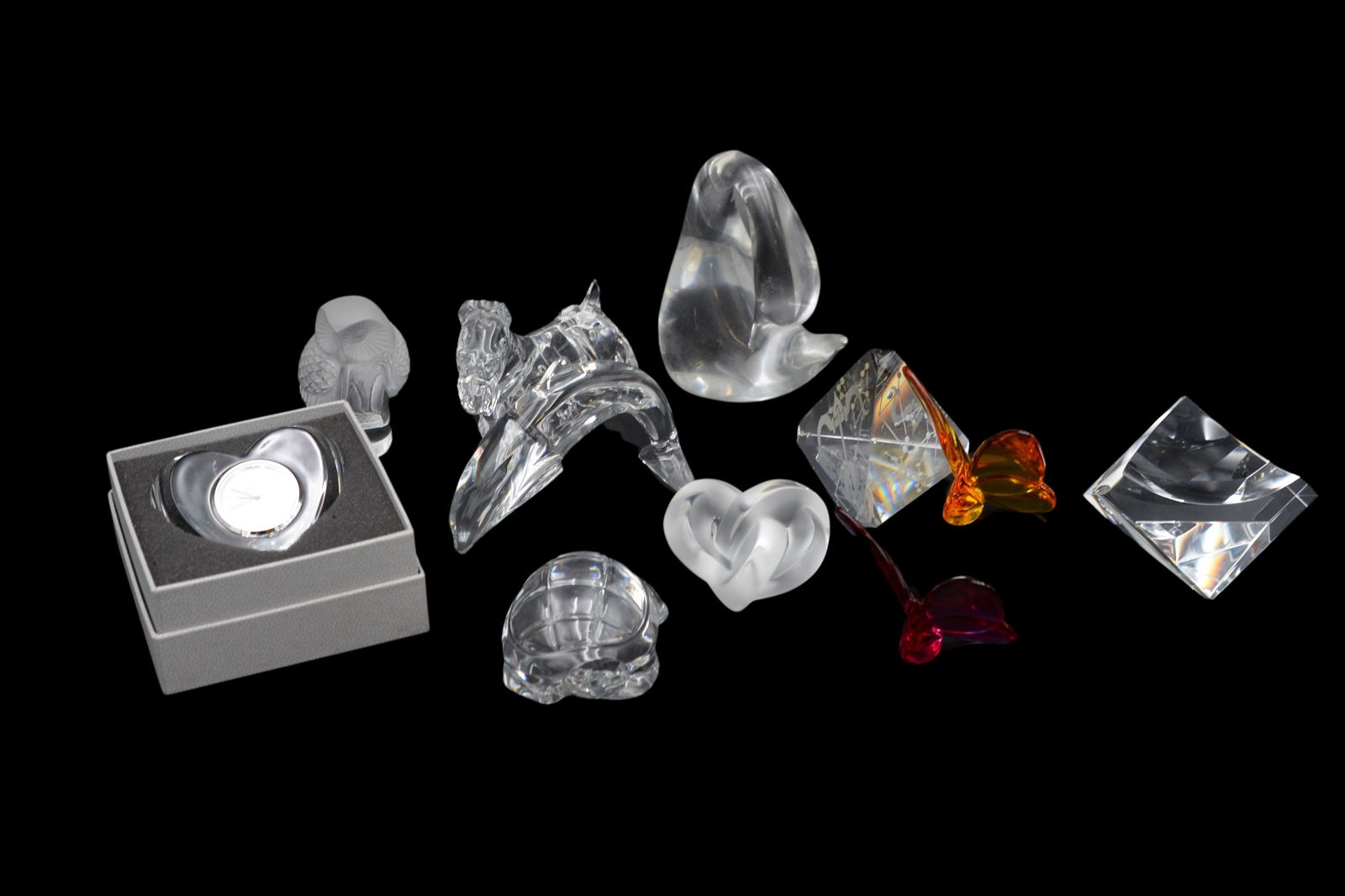 10 Piece Decorative Glass and Crystal Group (1 of 6)