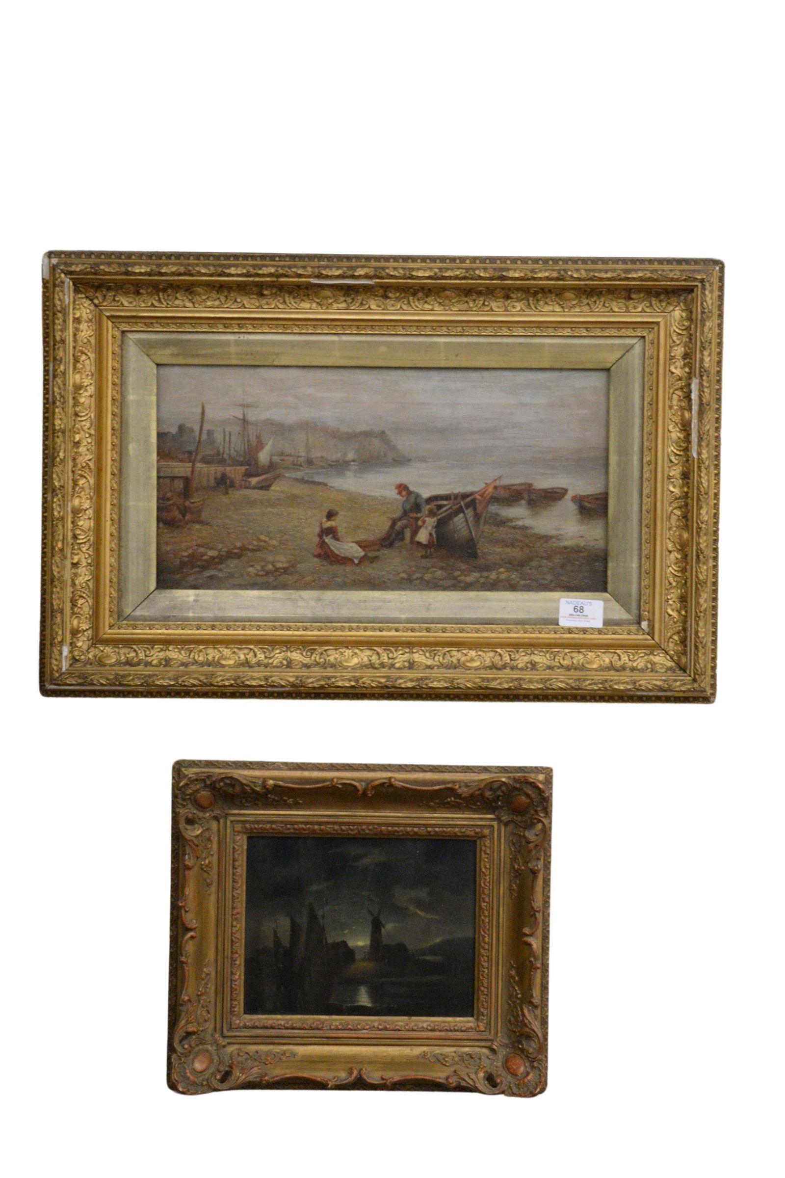 Two Miniature Oil Paintings (1 of 6)