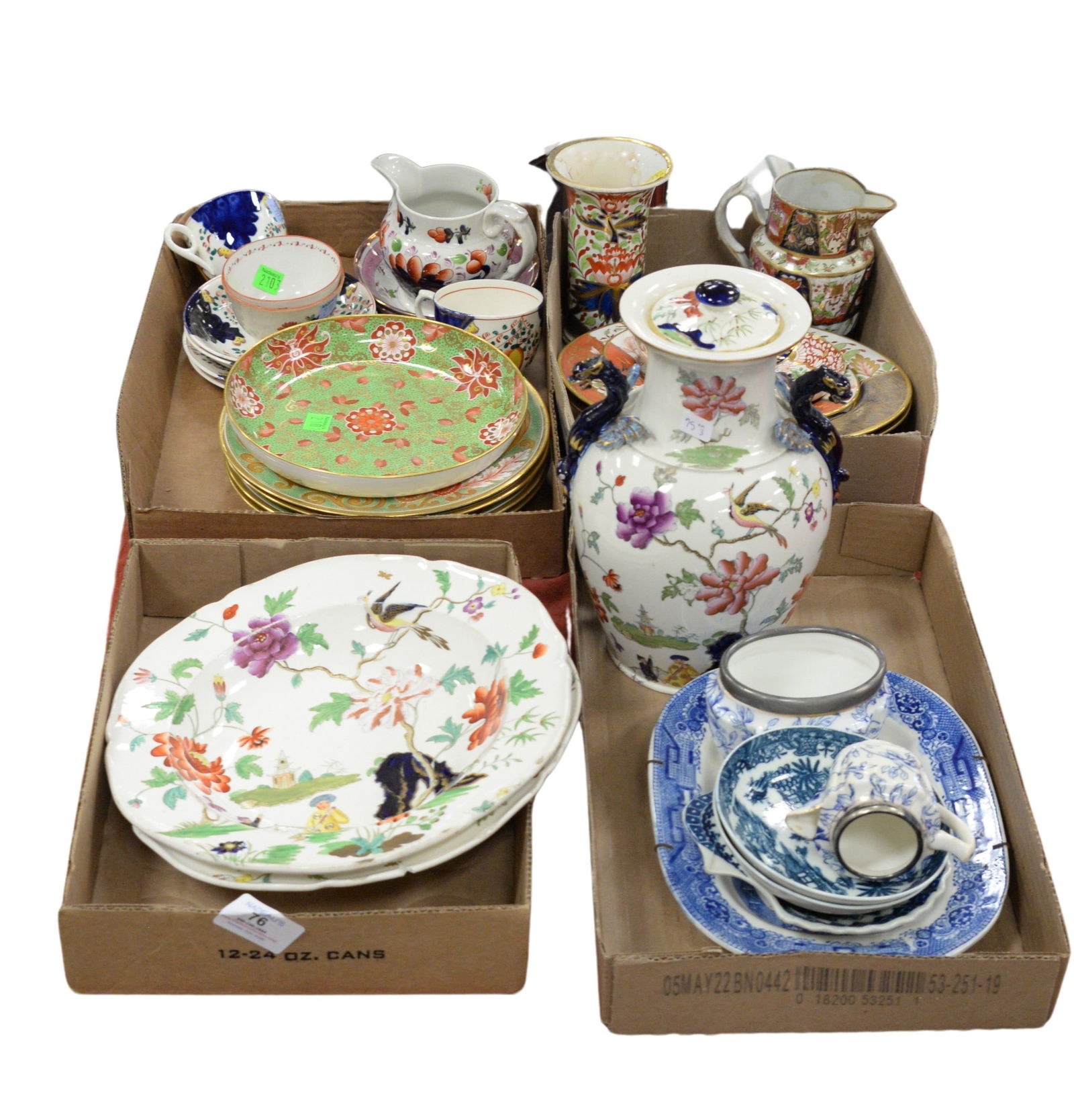 Four Box lots of English Porcelain Lot (1 of 8)