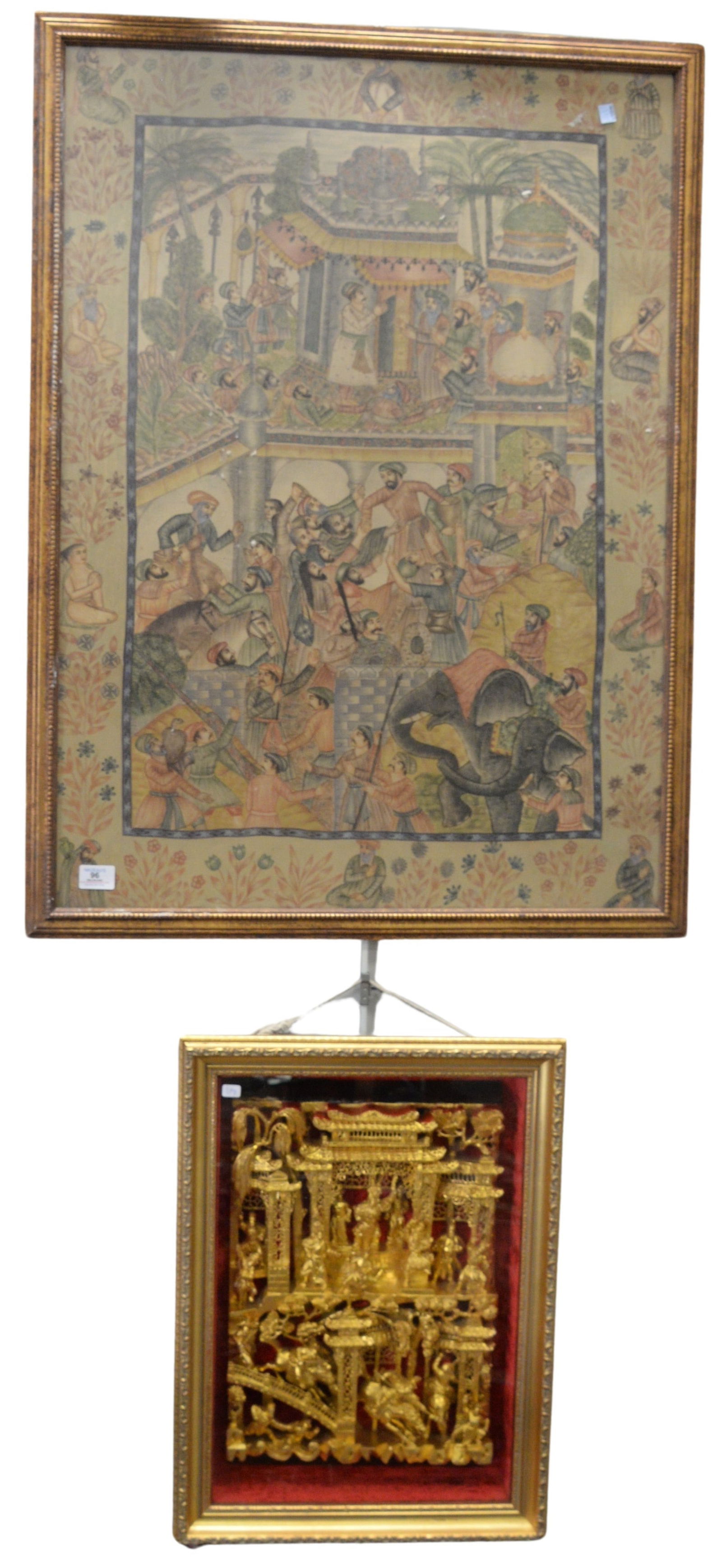 Group of Three Eastern Framed Artworks (1 of 7)