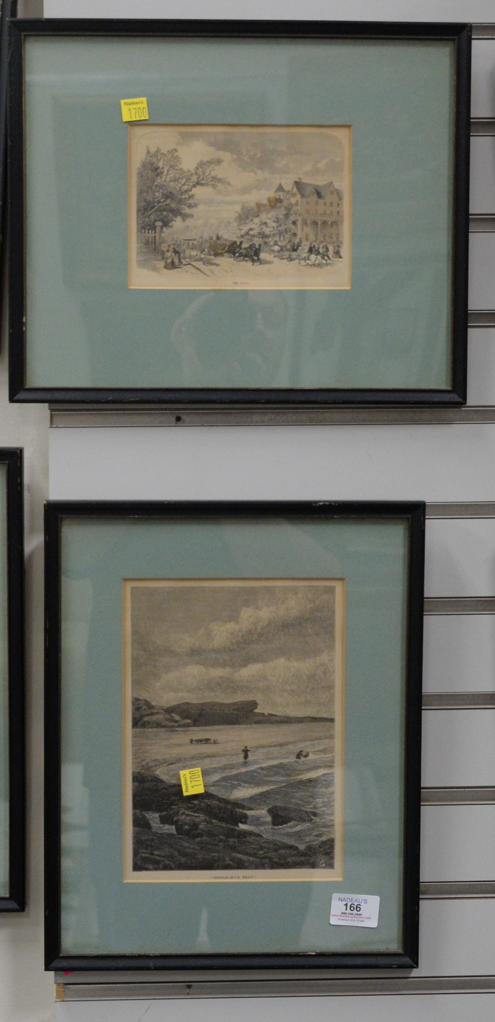 Set of Six Newport Scene Engraving by Hogan and Shell (19th Century) To Include: (1 of 6)