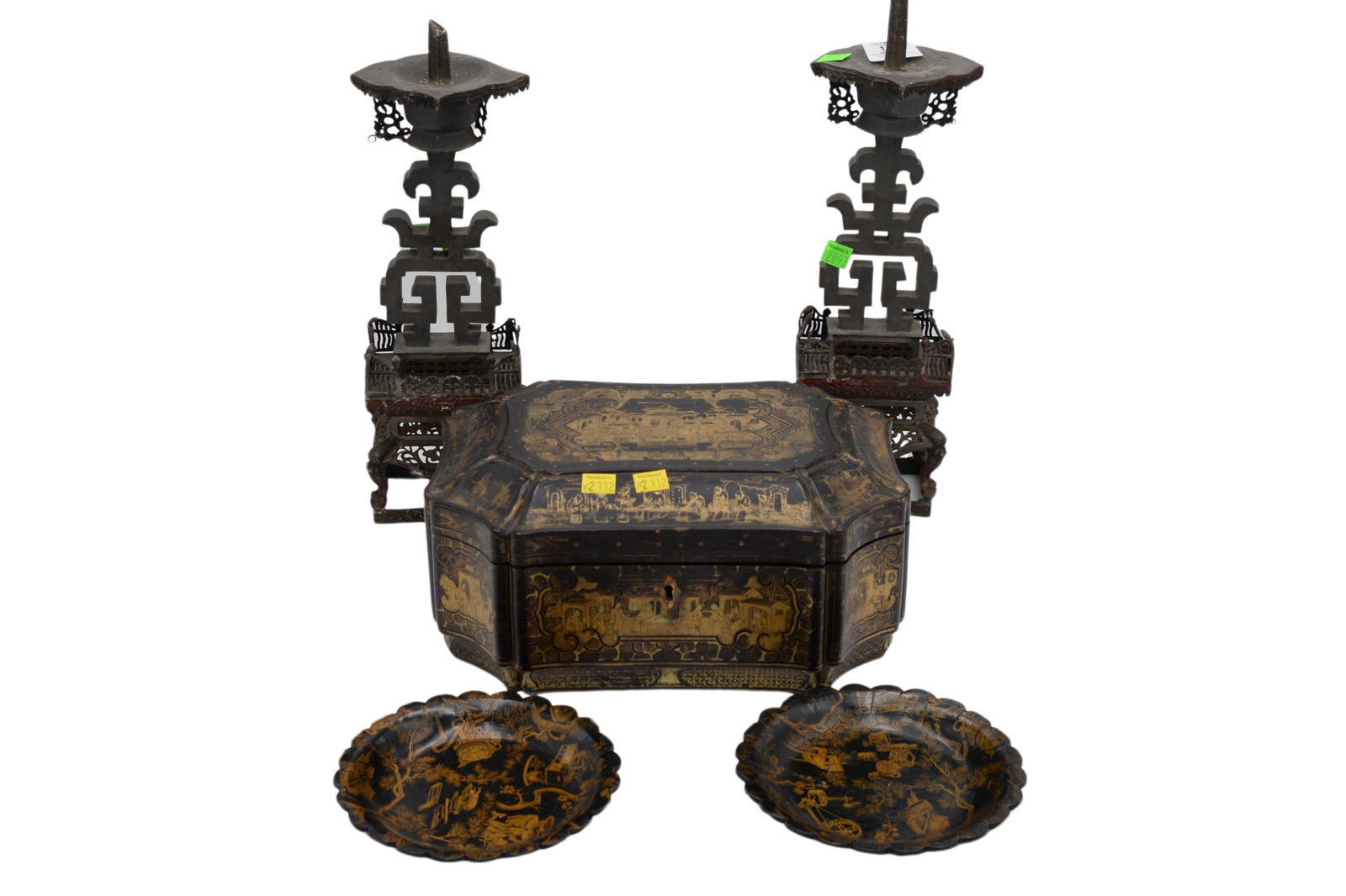 Five Piece Chinoiserie Group (1 of 7)