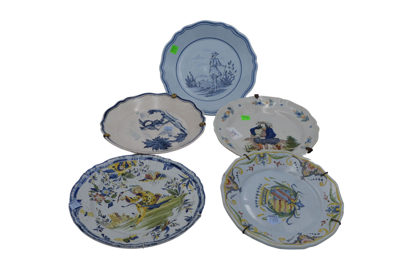 Five Faience Plates (1 of 7)