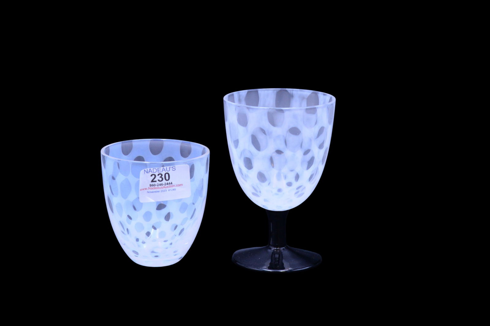24 Hand Blown Glasses (1 of 9)