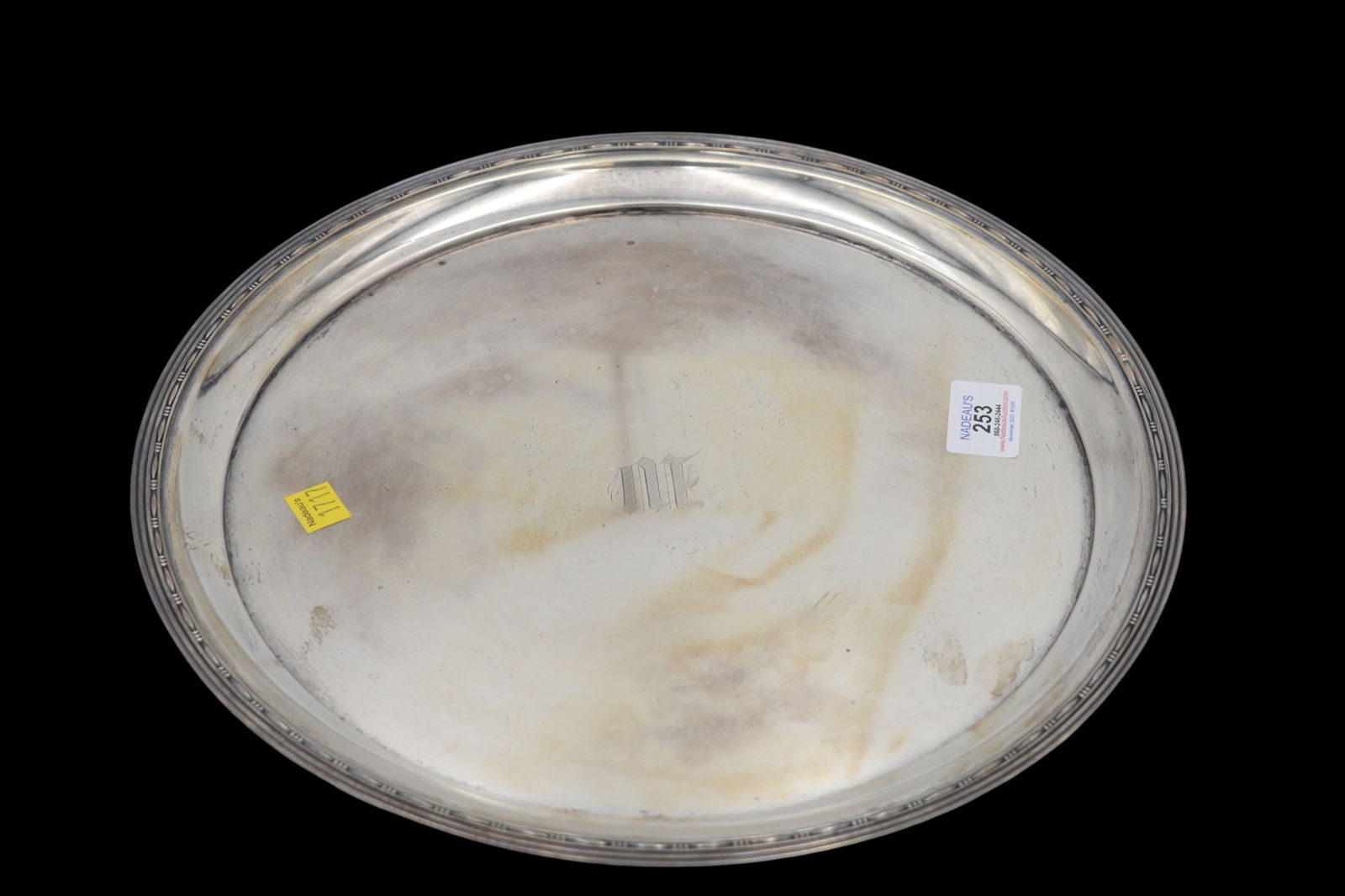 Sterling Silver Round Tray (1 of 4)
