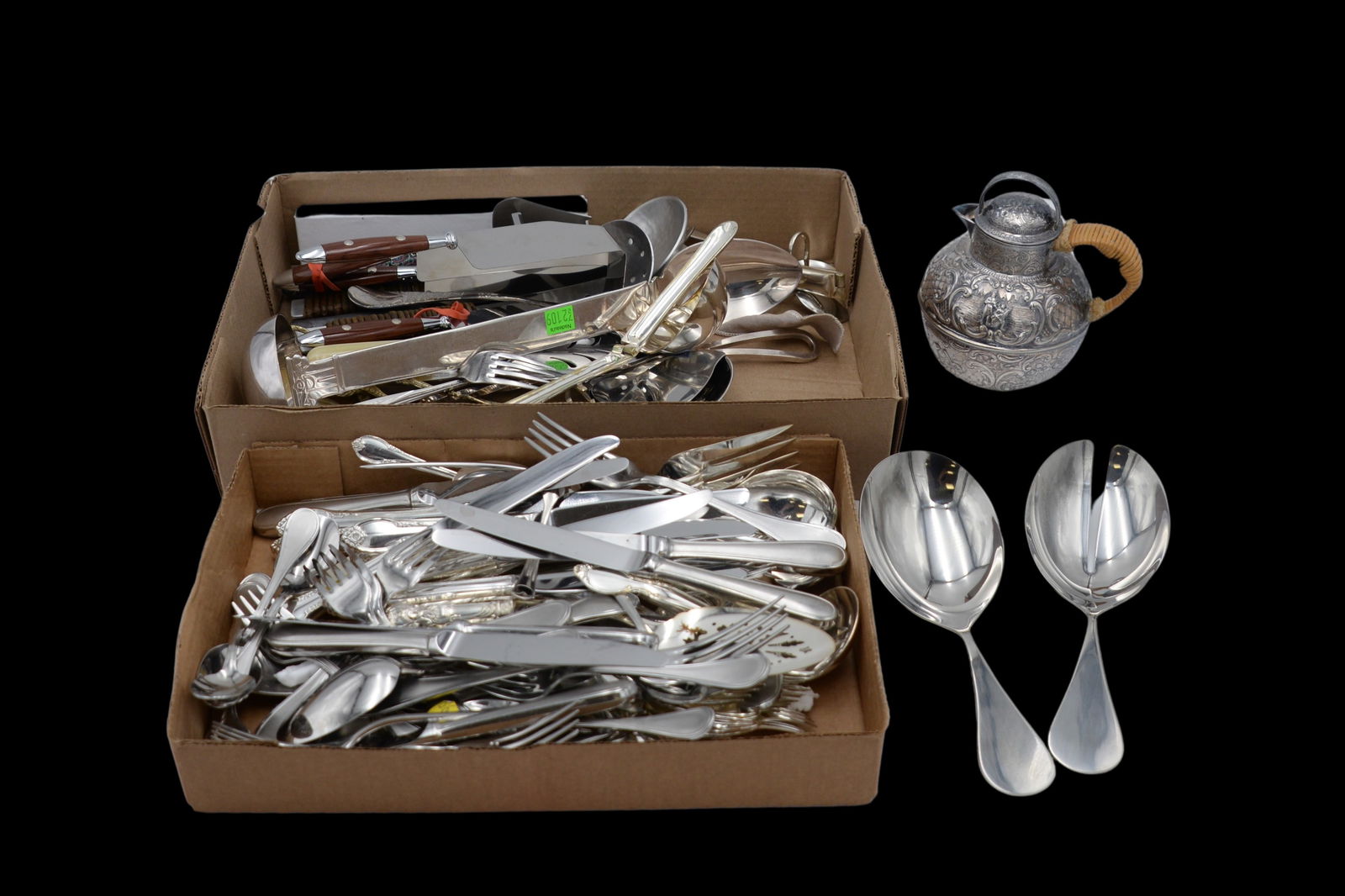 Large Group of Silver Plate Flatware (1 of 7)