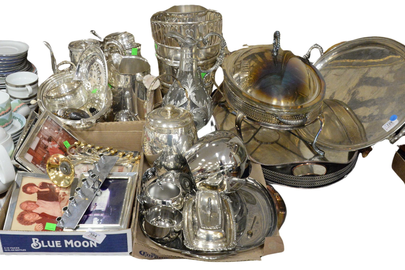 Four Tray Lots of Silver Plate (1 of 7)