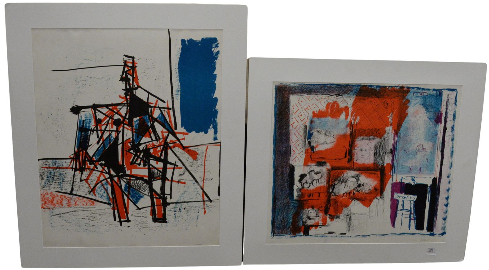 Two 20th Century Lithographs (1 of 4)