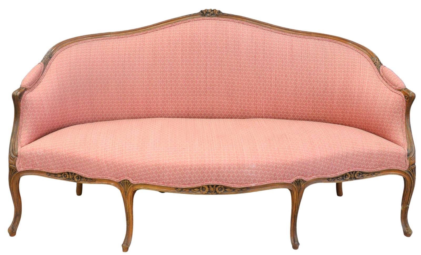 Fruitwood Upholstered Louis XV Style Sofa (1 of 4)