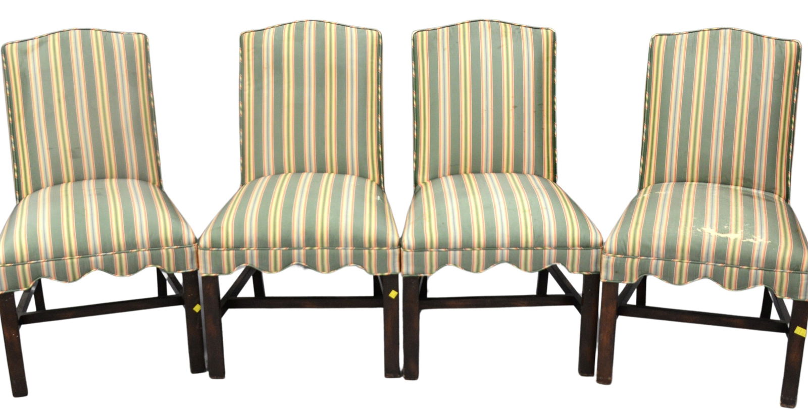 Set of Four Edward Ferrell Upholstered Chairs (1 of 5)
