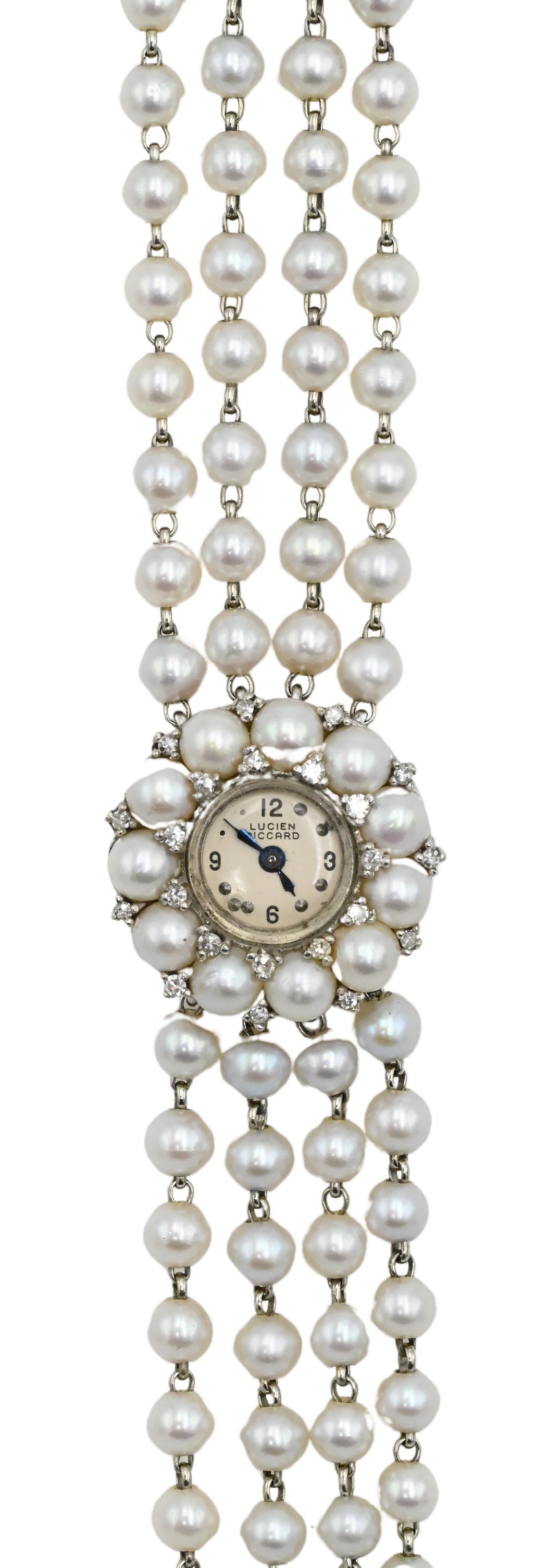 Lucien Piccard 14K White Gold Wristwatch (1 of 5)