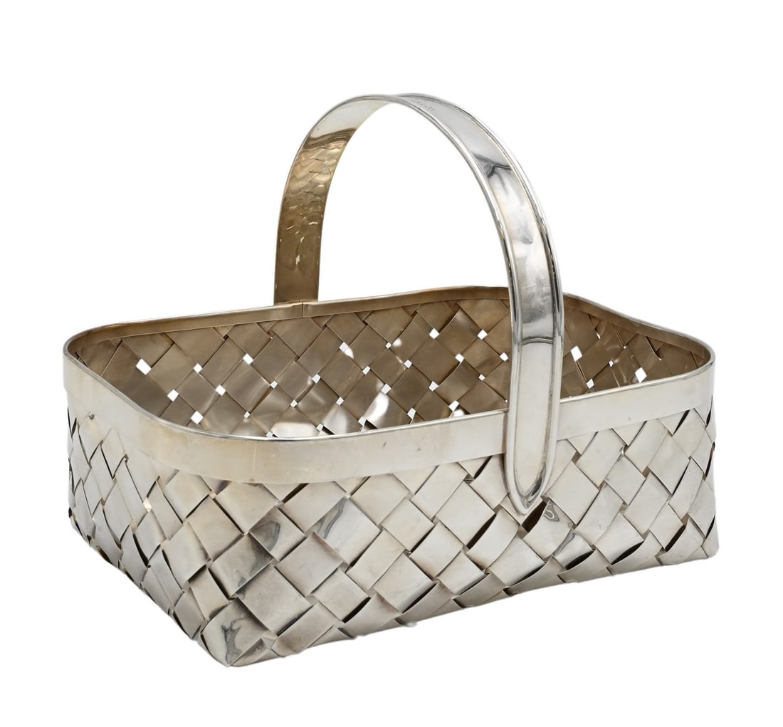 Cartier Sterling Silver Basket (1 of 5)