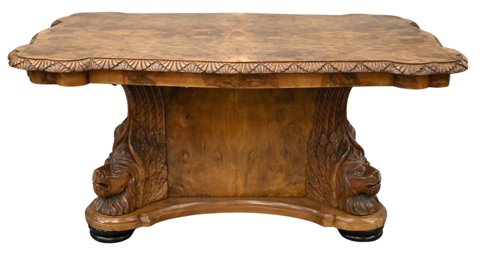 Burl Walnut Large Center Table (1 of 6)