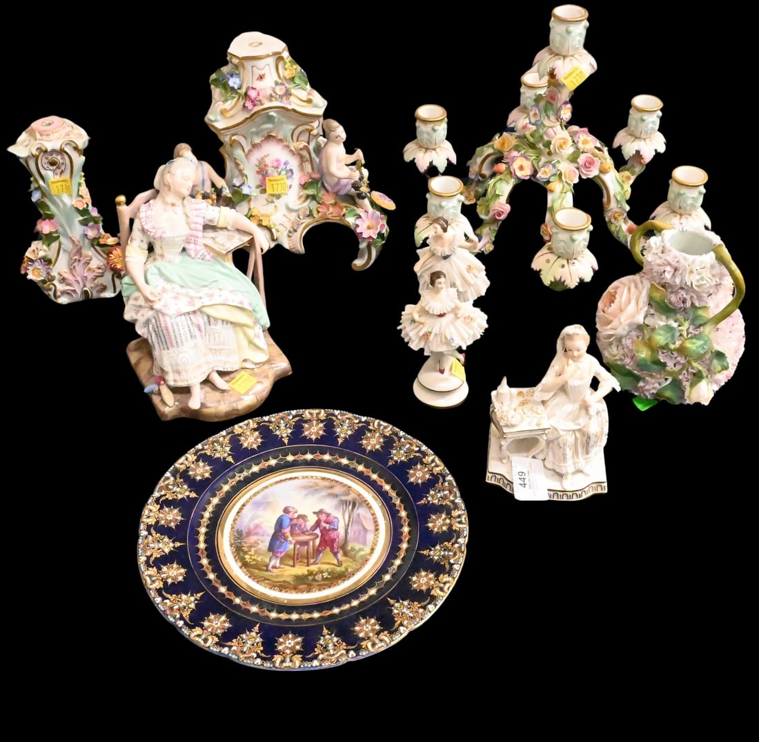 Group of Meissen and Sevres (1 of 9)