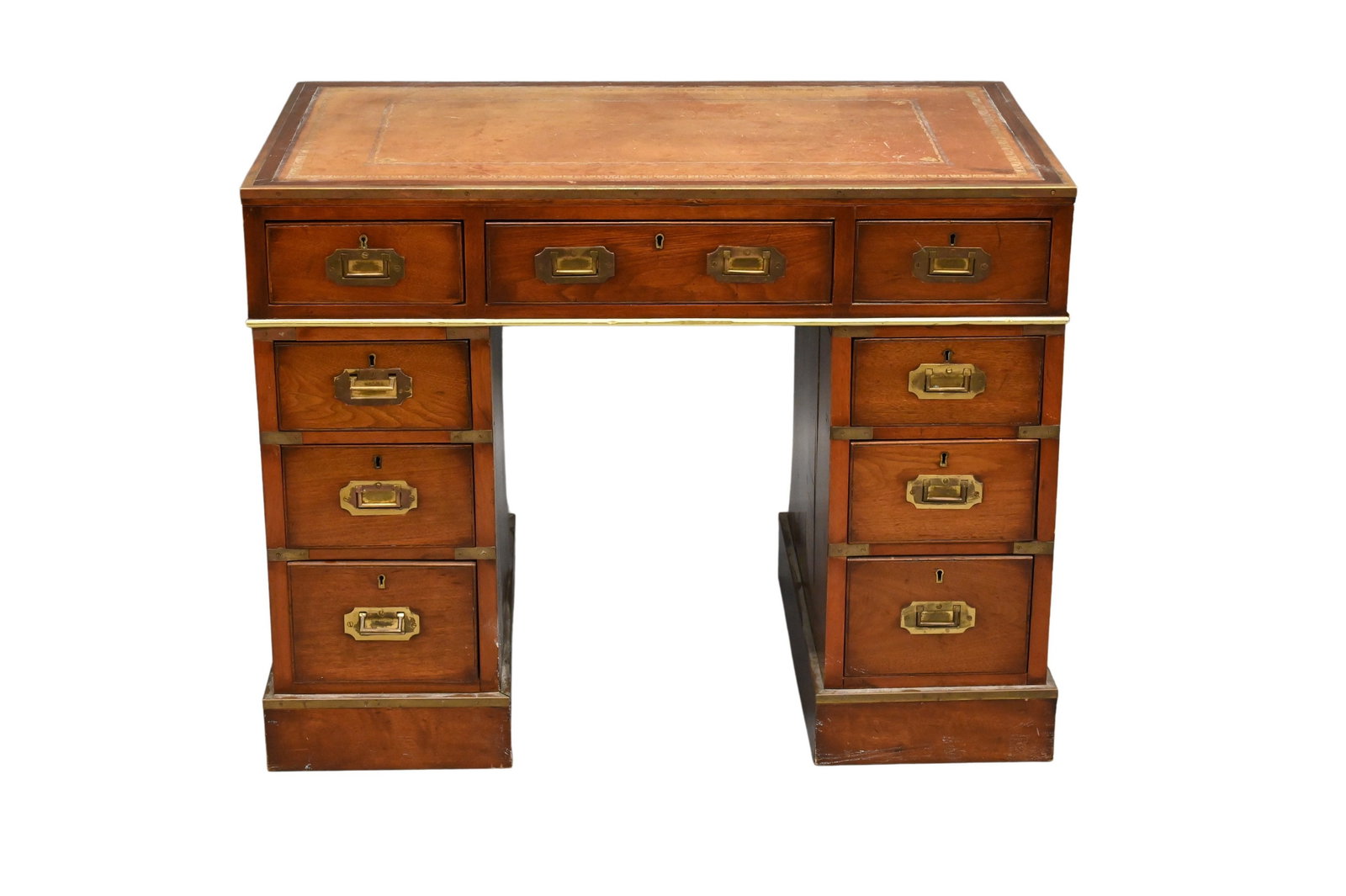 Three Part Diminutive Campaign Desk (1 of 4)