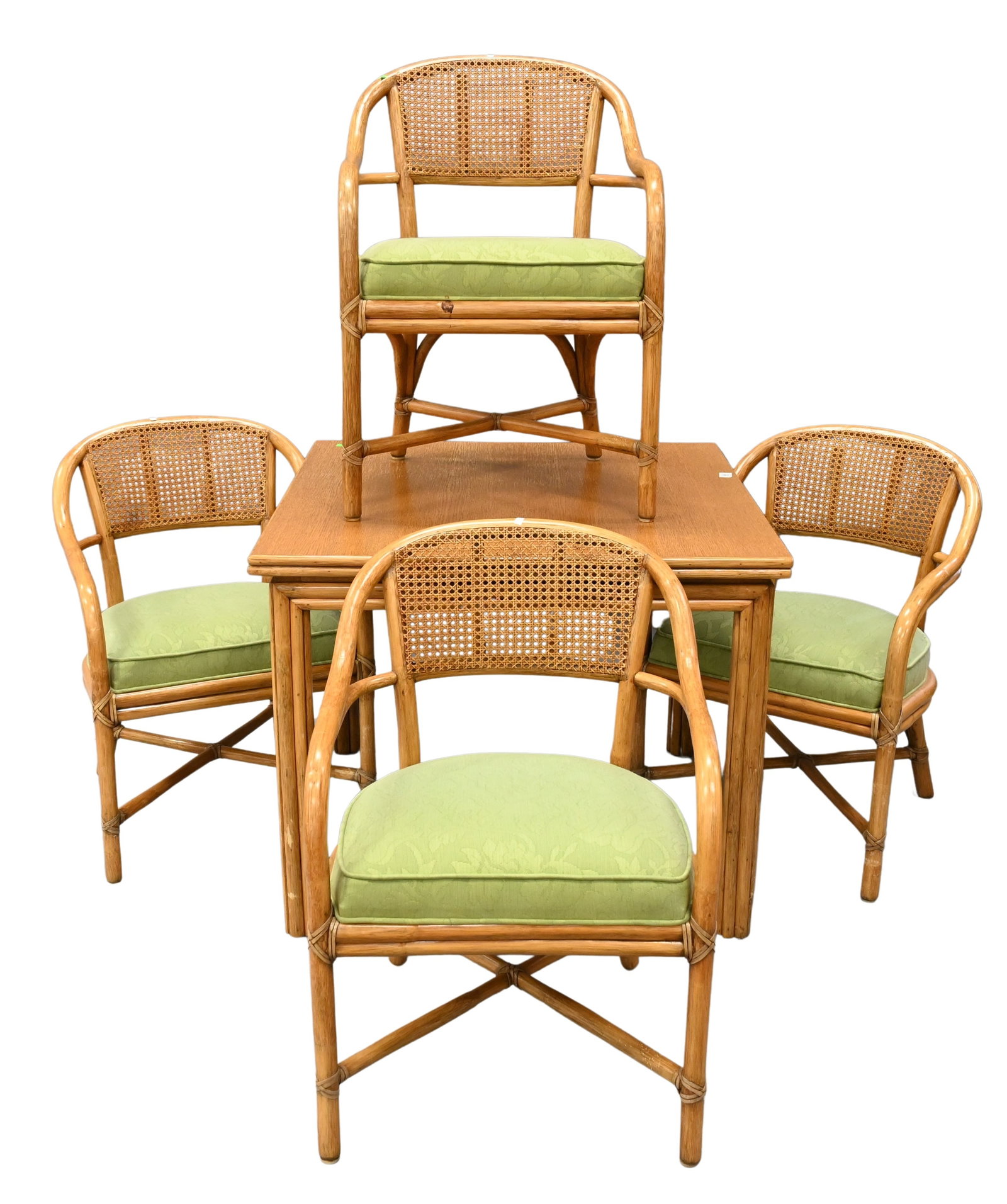Five Piece McGuire Bamboo and Rattan Dinette Set (1 of 7)