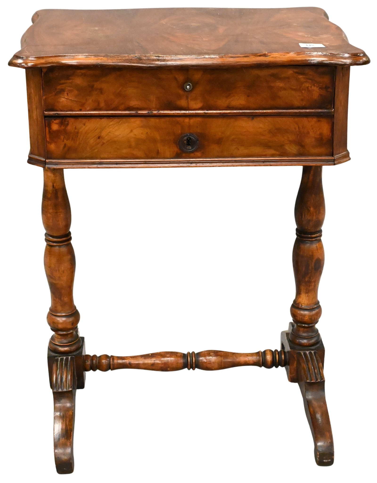 Burlwood Work Table (1 of 3)