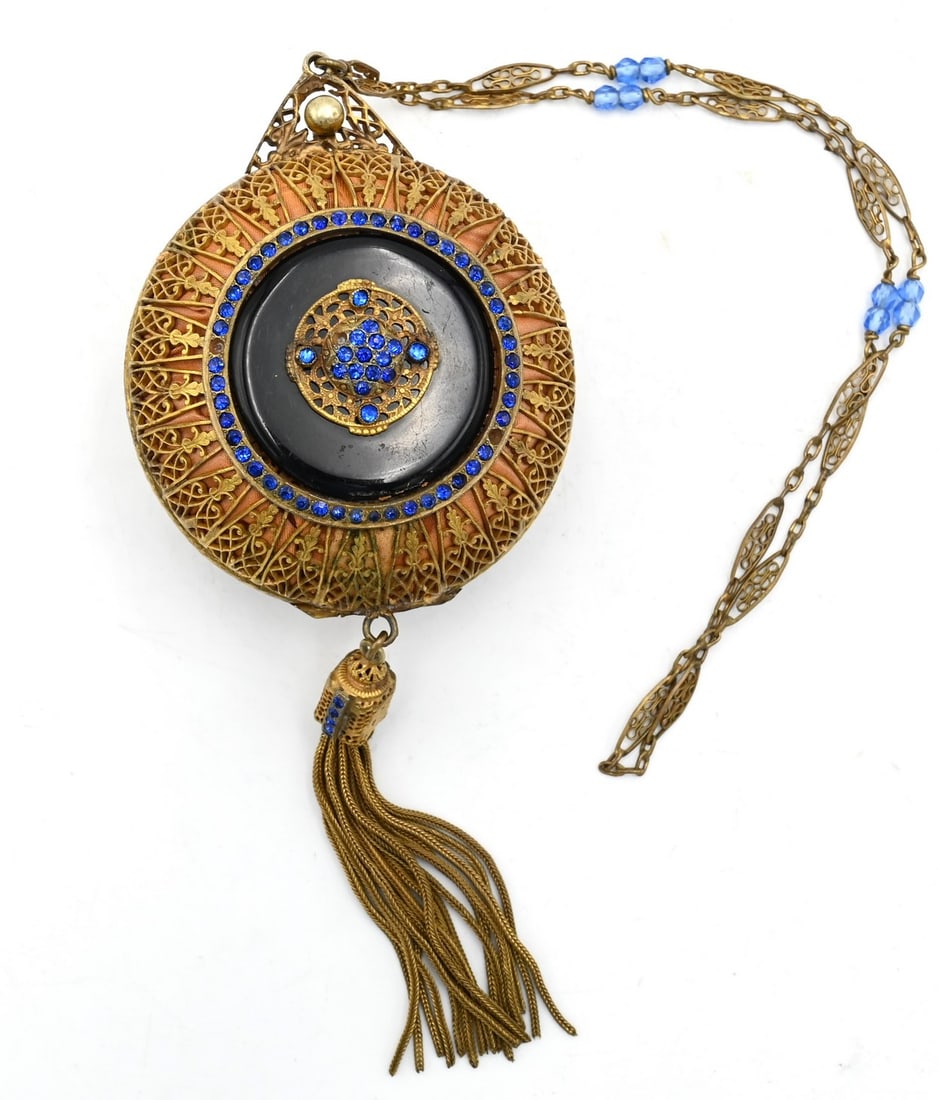 Gold Gilt Metal Filigree Purse (1 of 6)