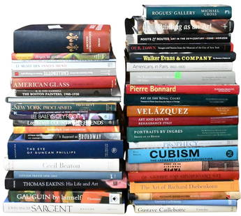 Group of Approximately 33 Historical Engineering and Art Coffee Table Books: Group of Approximately 33 Historical Engineering and Art Coffee Table Books including Wayne Thiebaud and Gustave Caillebotte