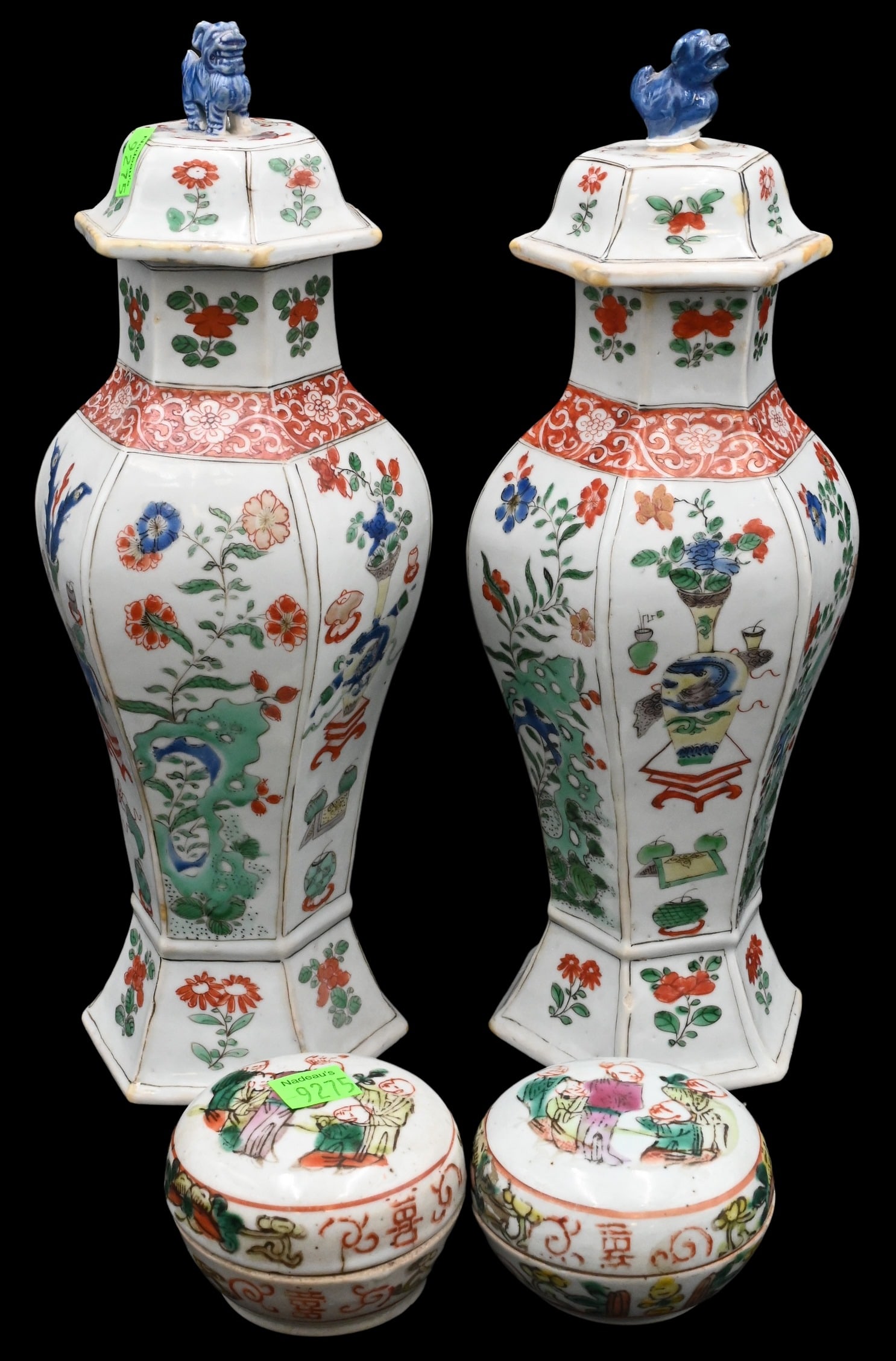 Four Piece Porcelain Lot (1 of 9)