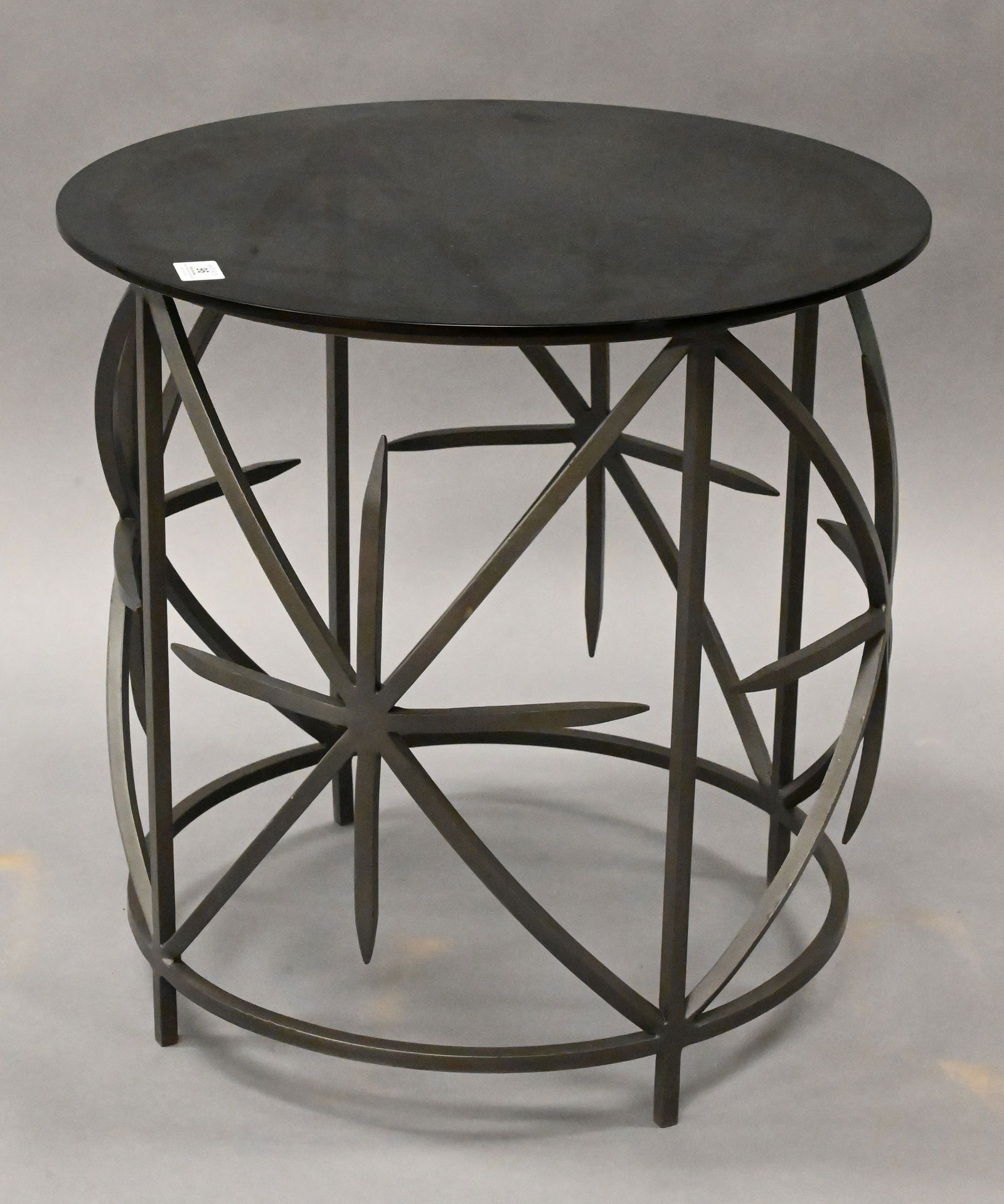 Ballard Iron and Glass End Table (1 of 4)