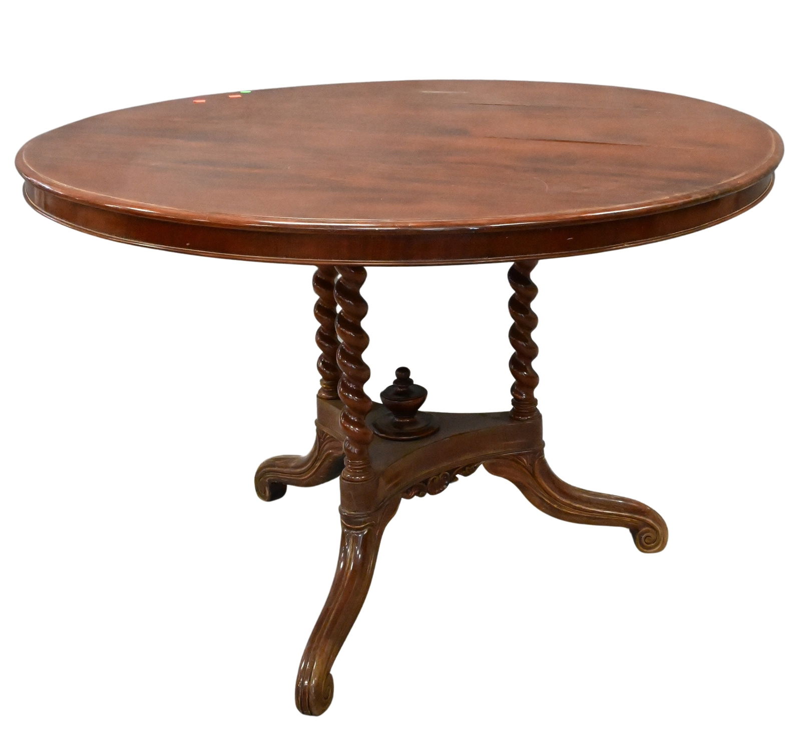 Continental Mahogany Center Table (1 of 4)
