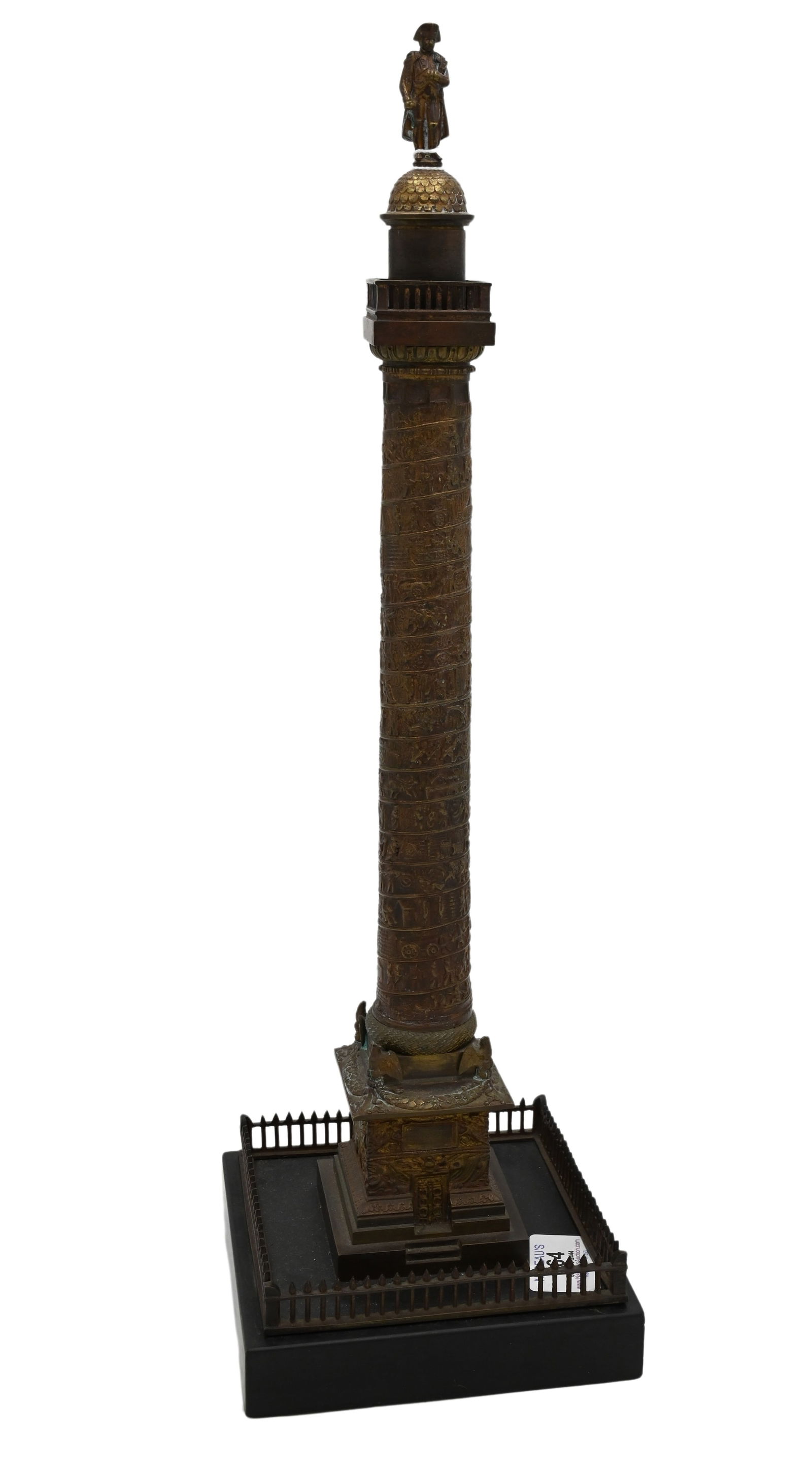 Grand Tour Gilt Bronze Model of Vendome Column (1 of 5)