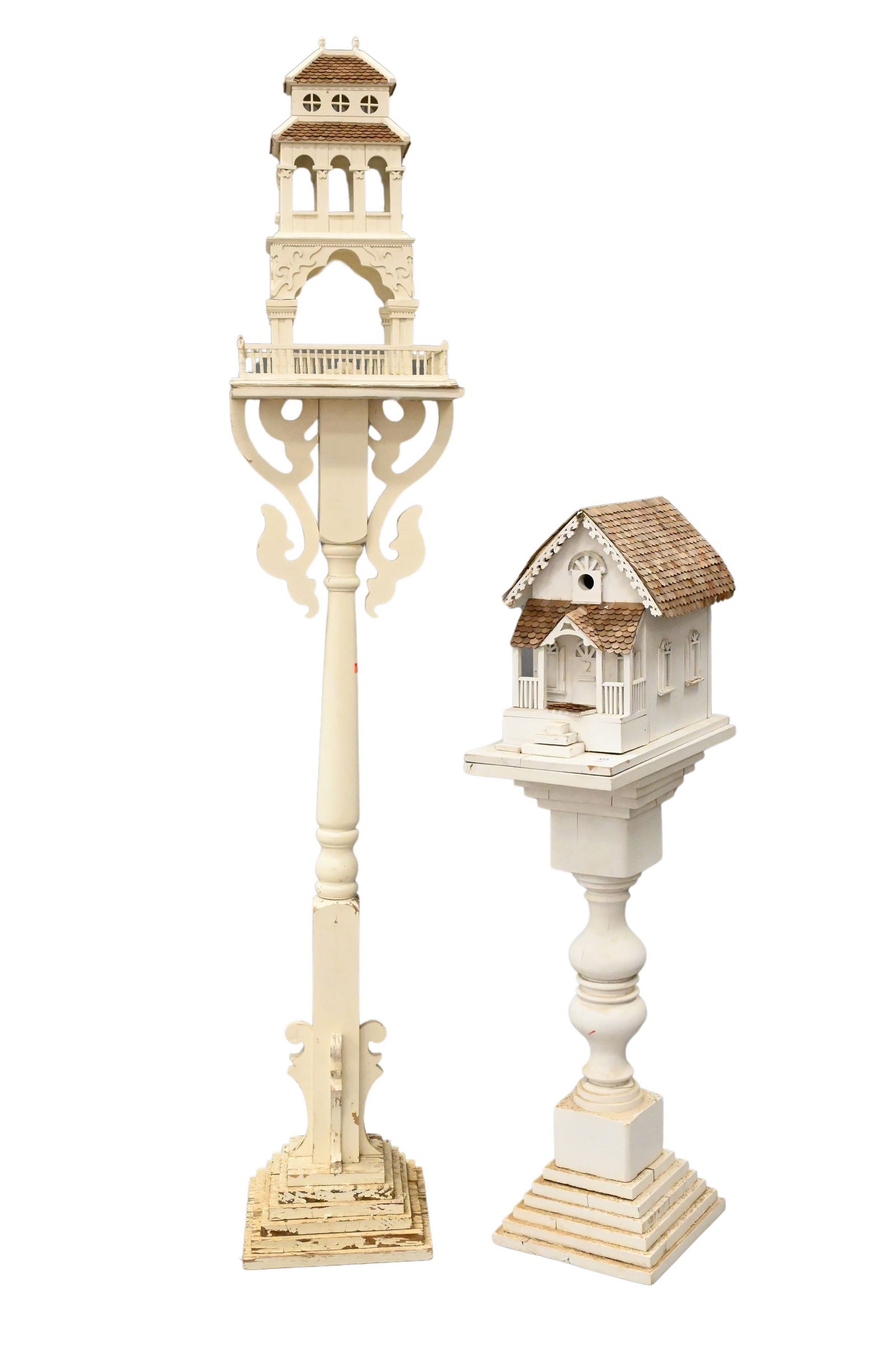 Two Large Folk Art Birdhouses (1 of 6)