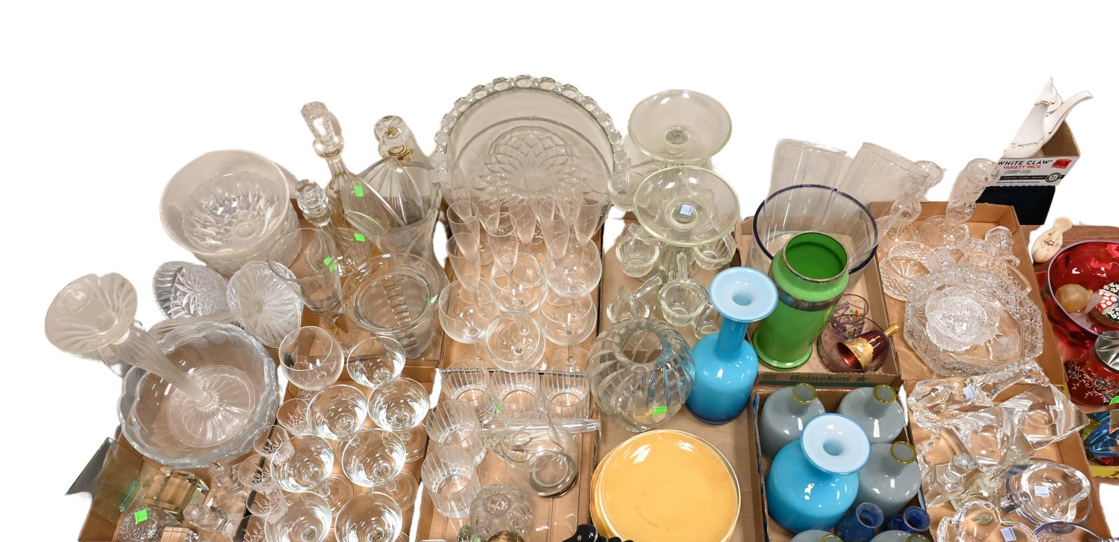 Seven Tray Lots of Glassware (1 of 8)