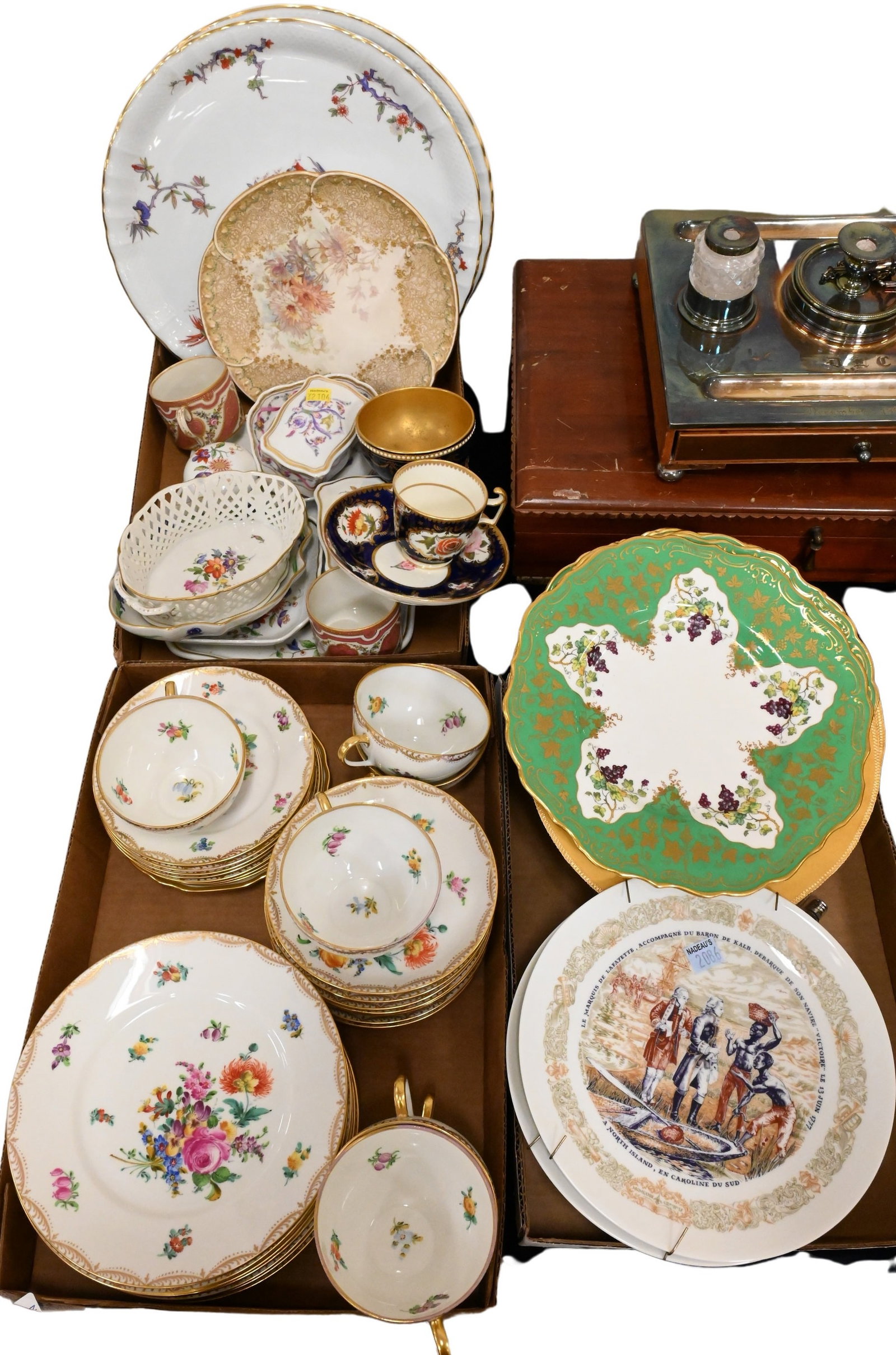 Three Tray Lots of Assorted Porcelain (1 of 6)