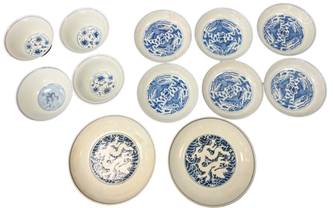 12 Piece Chinese Porcelain Grouping (1 of 5)