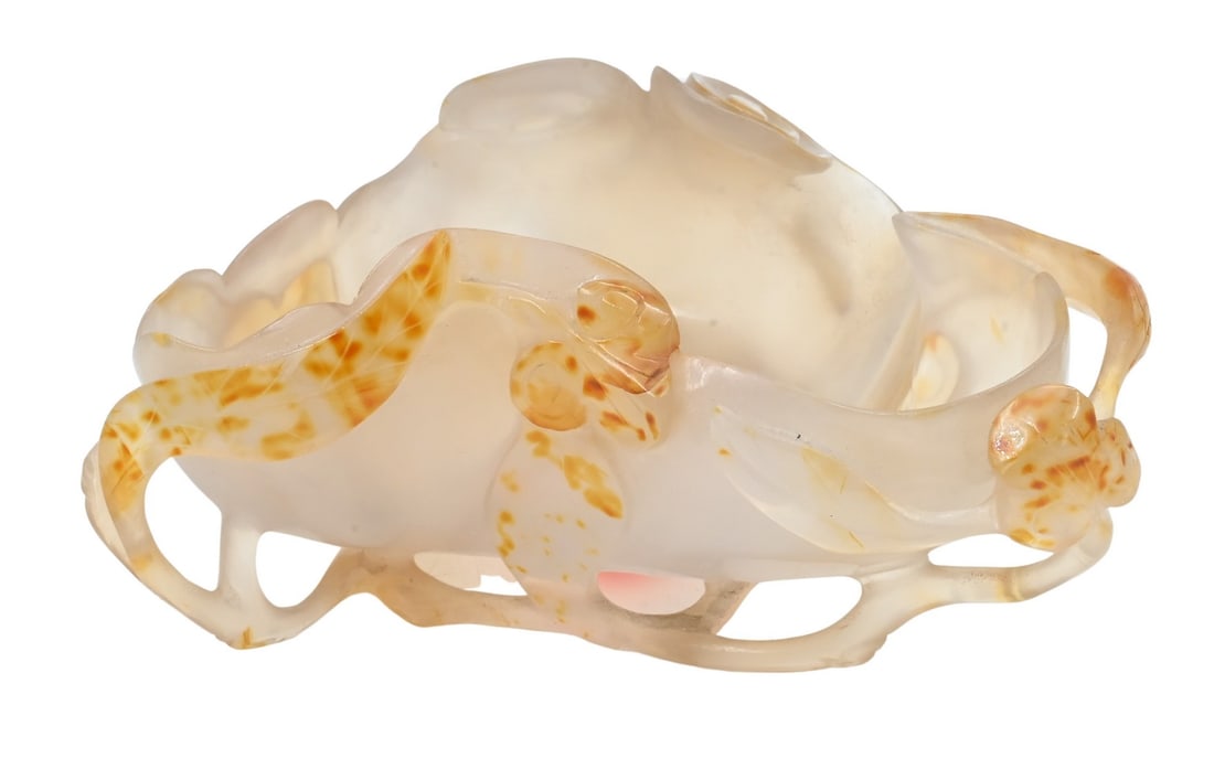 Carved Agate Brush Washer (1 of 3)