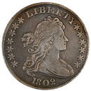 1802 Bust Silver Dollar VF