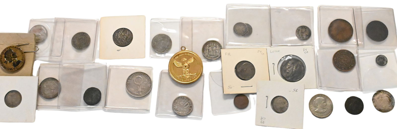 Group of Foreign Coins Copper and Silver (1 of 7)