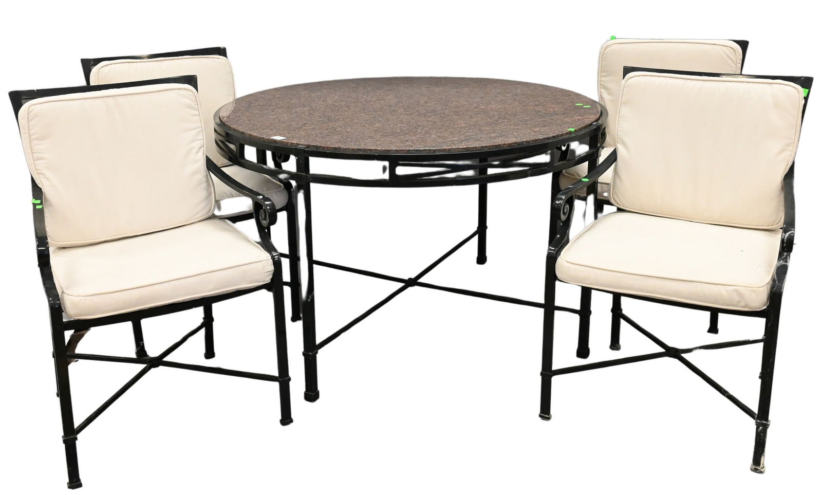 Five Piece Brown Brown Jordan Outdoor Dining Set (1 of 7)