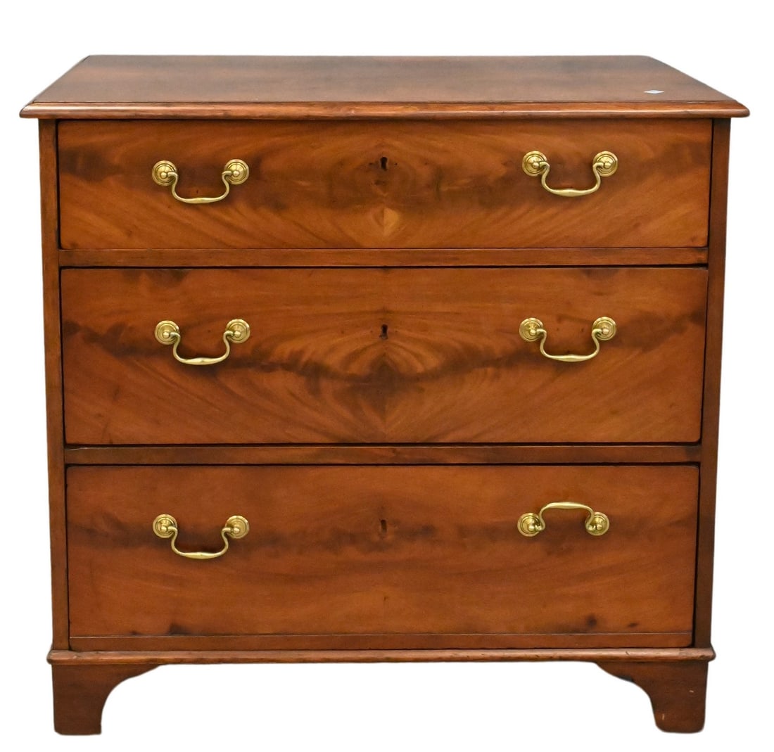 Mahogany Three Drawer Chest (1 of 4)